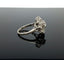 Bague Bague en or blanc sertie de diamants, époque lictueuse italienne 58 Facettes