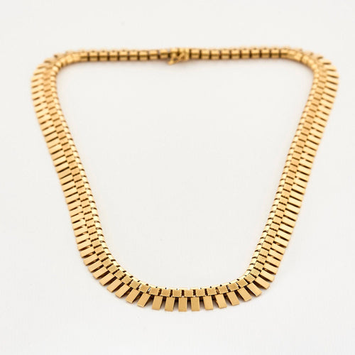 Collier Collier de passementerie or jaune 58 Facettes NAR0023