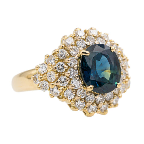Bague 51 Bague Cocktail Or jaune Saphir 58 Facettes 2975749CN