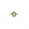Bague 54 Solitaire Or Jaune & Tourmaline bleu 58 Facettes 59-GS36182