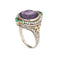 Bague Bague Art Déco Vintage Améthyste Cocktail Émail Or 14 carats Filigrane Bijoux Taille 8 58 Facettes G13492