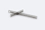 Pendentif Oro Bianco Pendentif croix en or blanc avec diamants 58 Facettes CND50