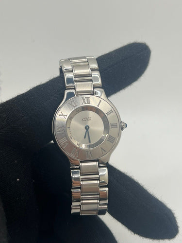Montre Coffret complet Cartier 21 Must de Cartier 58 Facettes