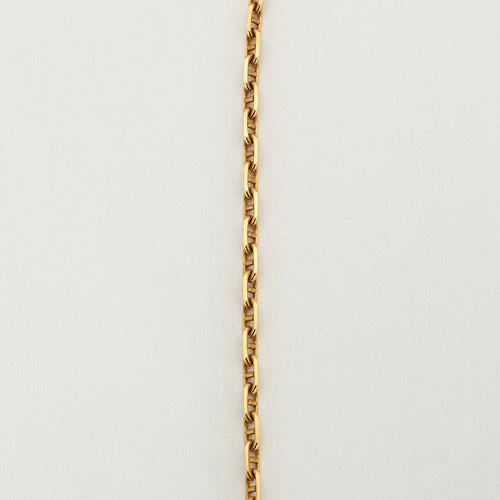 Collier Chaine or jaune maille marine 58 Facettes LP154/6
