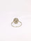Bague Bague Belle Epoque ovale or platine diamant 0,15 ct 58 Facettes J324