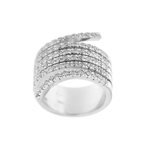 Bague 56 Bague bandeau diamants 58 Facettes 20844