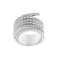 Bague 56 Bague bandeau diamants 58 Facettes 20844
