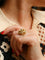 Bague Bague dome fleur or jaune diamants 58 Facettes J604
