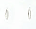 Boucles d'oreilles créoles serties de diamants de 0,30 ct