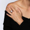 Bague 54 Bague Art Déco en or jaune 14 carats avec diamants et rubis de 2,50 ct, taille carrée, taille 6,75 58 Facettes G13553