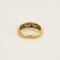 Bague 54 Bague en or jaune, diamants et saphirs 58 Facettes CRE0100X7