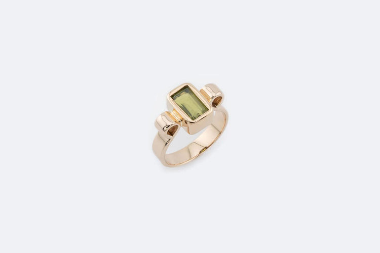 Bague Oro Giallo / 13 Anello in oro giallo con pietra 58 Facettes ANL650