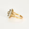 Bague 56 Bague Marguerite or jaune et diamants 58 Facettes PER1406