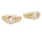 Boucles d'oreilles Boucles d'oreilles Fred, or jaune, diamants. 58 Facettes 33649