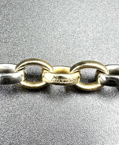 Bracelet AVAKIAN. Bracelet 2 ors 18K et diamant 58 Facettes