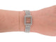 Montre vintage montre POIRAY sertie de 80 diamants 21 mm quartz classique acier 58 Facettes 268175