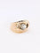 Bague 49 Bague tank or platine diamant taille ancienne 0.25ct 58 Facettes J194