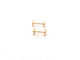 Boucles d'oreilles boucles d'oreilles DINH VAN impression domino or diamants 58 Facettes 264768