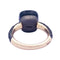Bague 51 Bague Pomellato, "Nudo", or rose, titane, obsidienne, diamants noirs. 58 Facettes 33642
