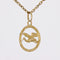 Pendentif Pendentif ancien cigogne or jaune 58 Facettes 24-145B
