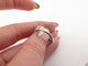 Bague 55 bague MATY or blanc amethyste et diamants 58 Facettes 259030
