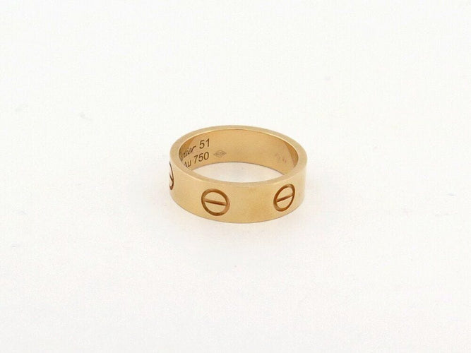 Bague 51 bague CARTIER love en or jaune 58 Facettes 262104