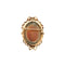 Broche Broche - pendentif camé sur agate or 58 Facettes BO/230041/