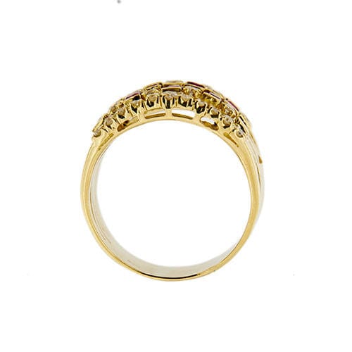 Bague 62 Bague avec rubis et diamants 58 Facettes 37409