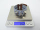 Collier bracelet HERMES rival caval collier de chien cuir barenia toile  rare 58 Facettes 266051