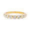 Bague 55 Bague Demi alliance Or jaune Diamant 58 Facettes 3377041CN
