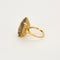 Bague 58,5 Bague cocktail or jaune et quartz fumé 58 Facettes NAR0019