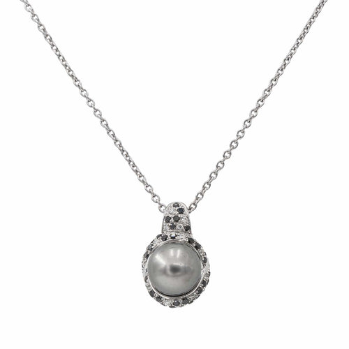 Collier Mauboussin Collier Perle Caviar Mon Amour Or blanc Perle 58 Facettes 2932723CN