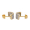 Boucles d'oreilles Boucles d'oreilles Demi créoles Or jaune Diamant 58 Facettes 3105065CN
