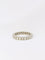 Bague 54 Alliance américaine or blanc diamants 1,38 ct 58 Facettes J65