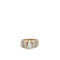 Bague Bague en or jaune sertie de diamants Navette et Baguette 58 Facettes UN0147