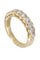 Bague 49 DEMI-ALLIANCE  9 DIAMANTS 58 Facettes 088021