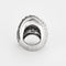 Bague 49 DE GRISOGONO - Bague coktail en or blanc pavée de diamants blancs et de diamants noirs 58 Facettes