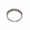 Bague 52 Bague Alliance en or blanc et diamants 58 Facettes