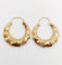 Boucles d'oreilles Créoles art déco or rose 58 Facettes A05375