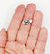 Bague 53 Bague toi et moi art déco en or blanc et diamants 58 Facettes A05504