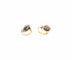 Boucles d'oreilles Boucles d'oreilles dormeuses marguerites or rose platine diamants 58 Facettes