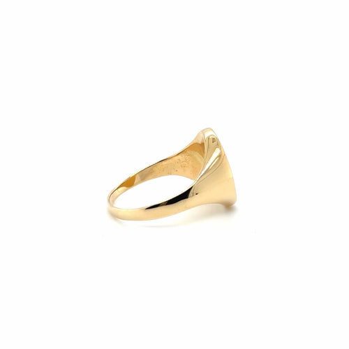 Bague 67 Chevalière or jaune - Couronne - Double Armoiries 58 Facettes 1.0002413/1