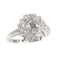 Bague 51 Bague de fiançailles Art déco vintage en diamant, vers 1920 – Élégance classique en platine 58 Facettes 23137-0327