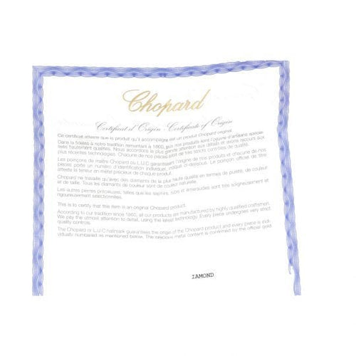 Bague 53 Bague Chopard Collection « Happy Diamonds » 58 Facettes 4365
