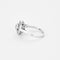 Bague 51.5 Bague ronde or blanc et diamants 58 Facettes 240784