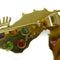 Broche Broche hippocampe or jaune Roland Schad et pierres fines 58 Facettes