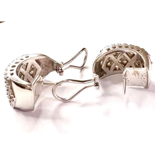 Boucles d'oreilles BOUCLES D'OREILLES MODERNES DU XXE SIÈCLE 58 Facettes Q915A