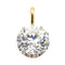 Pendentif Pendentif Or jaune, Platine Diamant 58 Facettes 4199345CN