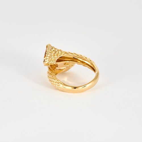Bague 55 BOUCHERON - Serpent Bohème - Bague toi&moi, or jaune et citrine 58 Facettes AB75