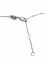 Collier Collier or blanc saphir et diamants 0,70 ct 58 Facettes 1551
